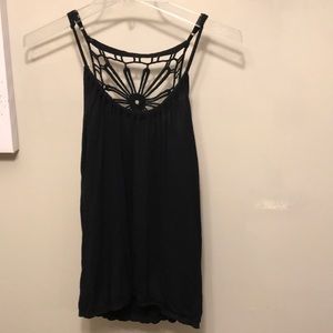 Black cutout tank